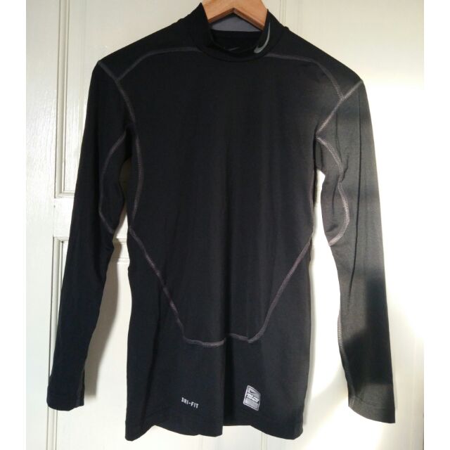 nike pro combat dri fit fitted long sleeve shirt