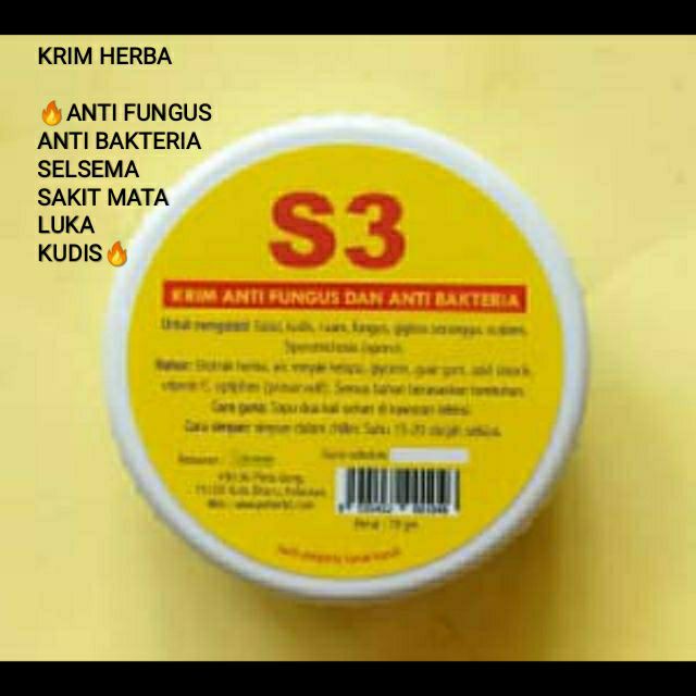 PS Herbs Krim S3 (ubat selsema/sakit mata kucing 