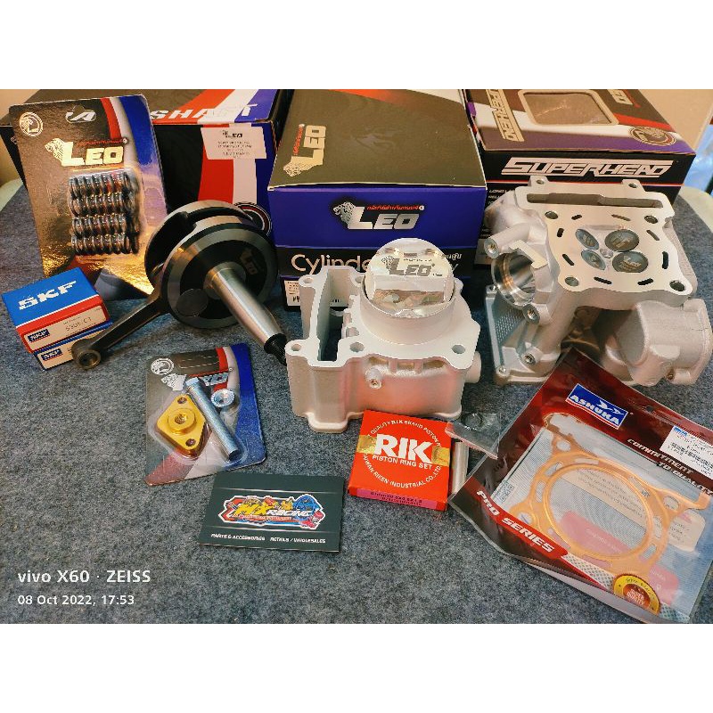 LEO Racing Y15ZR Spec 63 Head Block Crankshaft Combo Set Shopee Malaysia