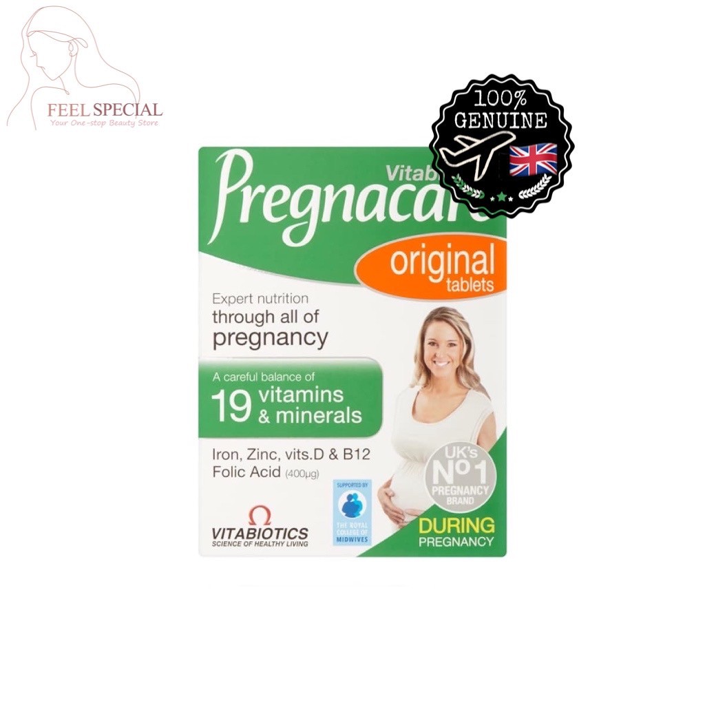 Kl Ready Stock Vitabiotics Pregnacare Original 30 Tablets Shopee Malaysia