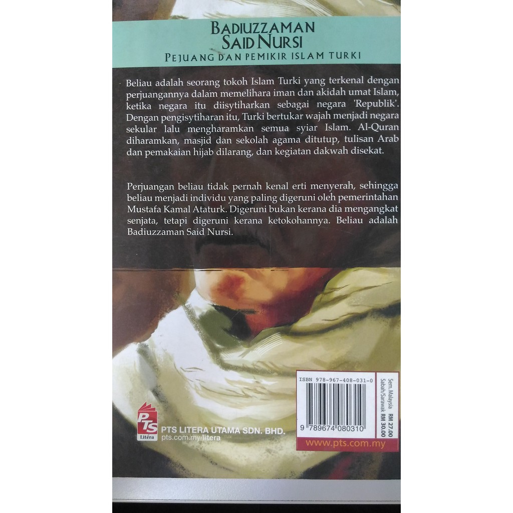 Buku Bigrafi Badiuzzaman Said Nursi Shopee Malaysia