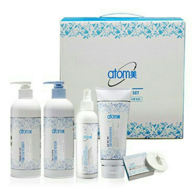 (Ready )Atomy Herbal Hair&amp;Body Set(Shampoo+Treatment +body Cleanser+