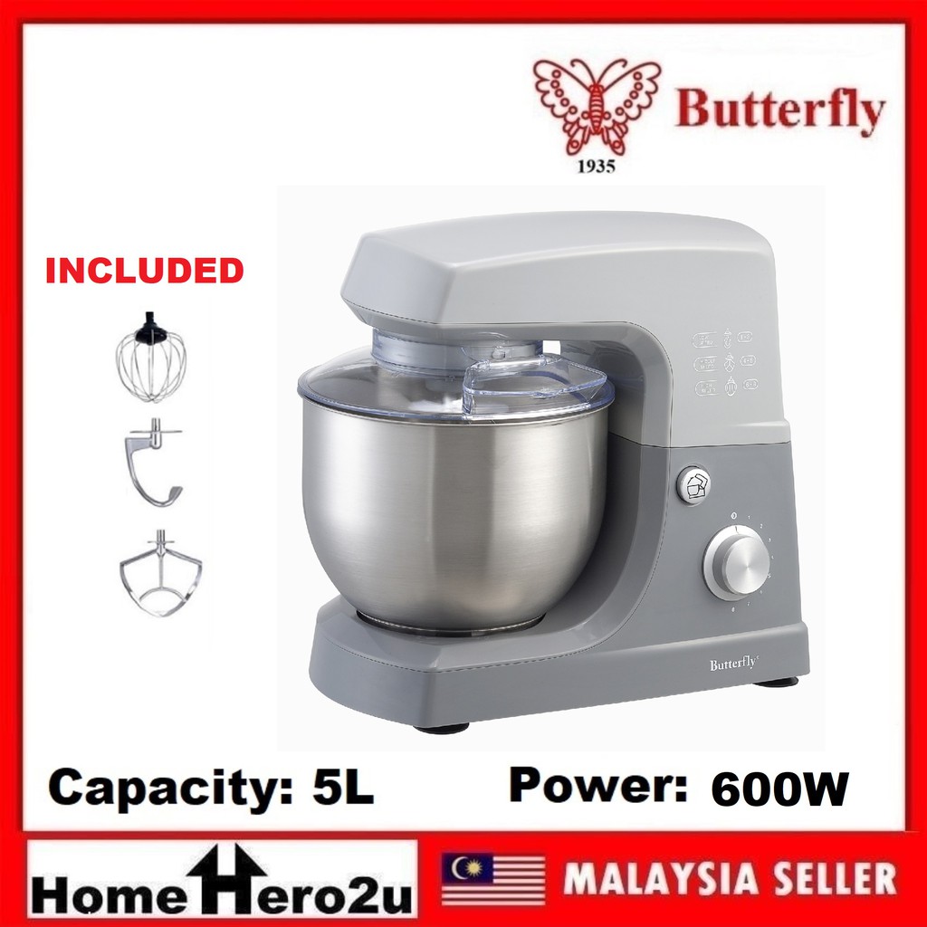 Butterfly BSM4356 5L Heavy Duty Commercial Stand Mixer 8 Speed