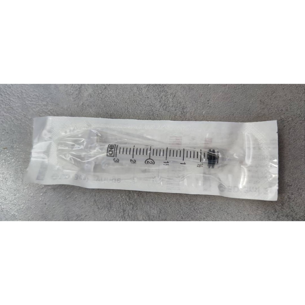 BD 3ml Syringe (Latex Free) Shopee Malaysia