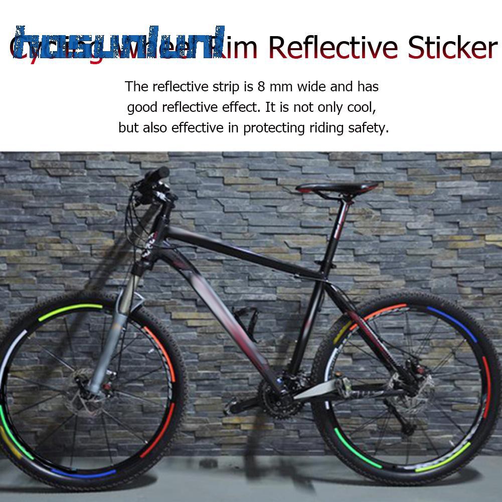 bicycle wheel reflective tape