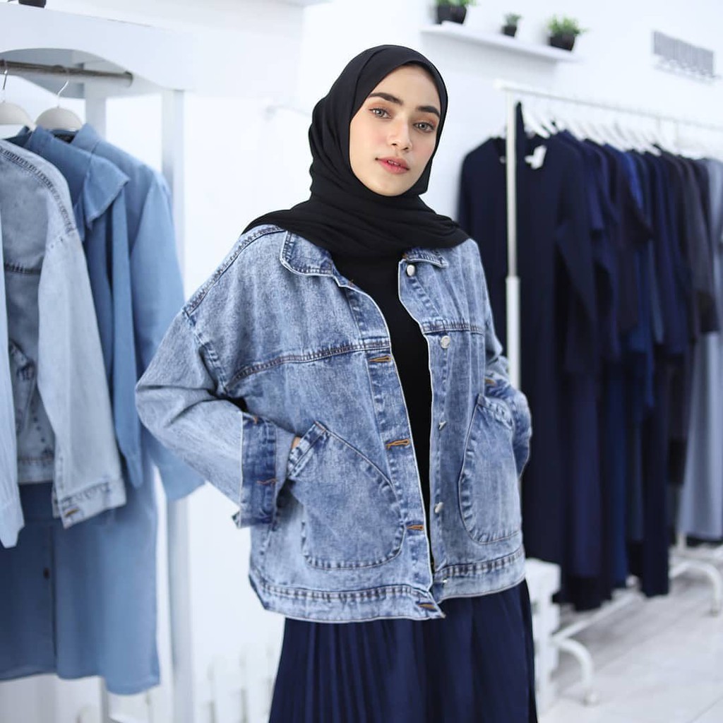 jaket jeans oversize