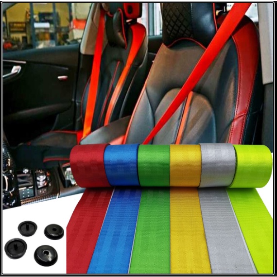 Car Seat Belt cover Webbing Strap Thicken Car Seat Belt plug Harness Backpack Belt MYVI BEZZA AXIA SATRIA VIOS WIRA SAGA