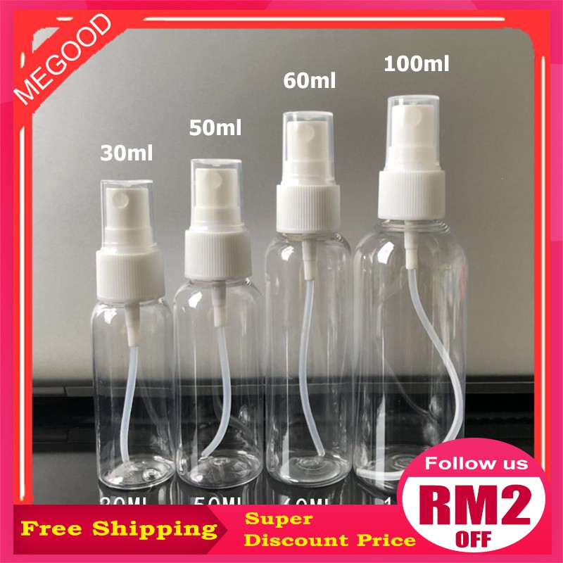 small spray bottles plastic