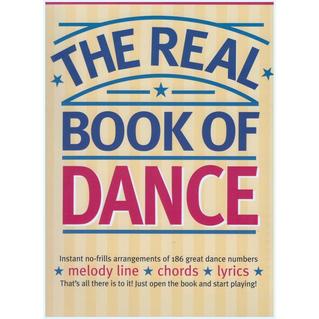 The Real Book Of Dance / Gitar Book / Guitar Book / Voice Book / Music Book
