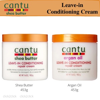 Cantu Shea Butter / Argan Oil, Leave-In Conditioning Repair Cream, 16 oz (453 g)