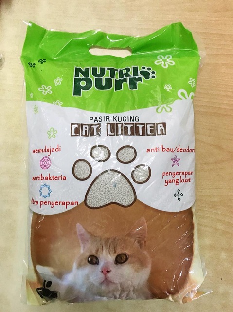 Nutri Purr Pasir Kucing / Cat Litter 5L 10L - Lemon/Lavender/Apple