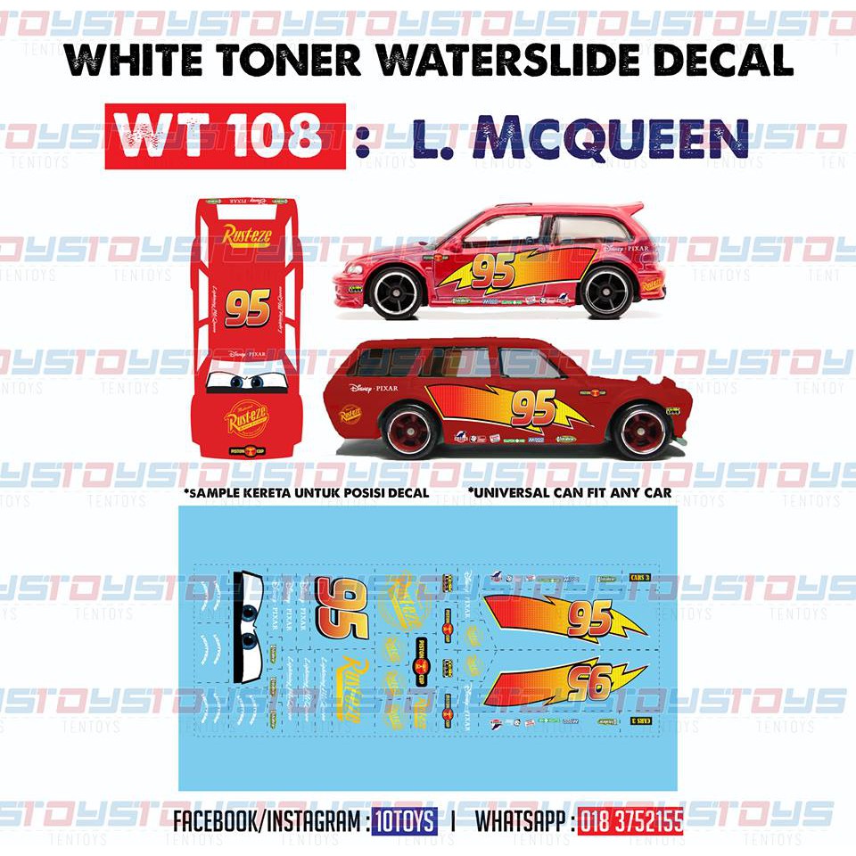 hot wheels mcqueen