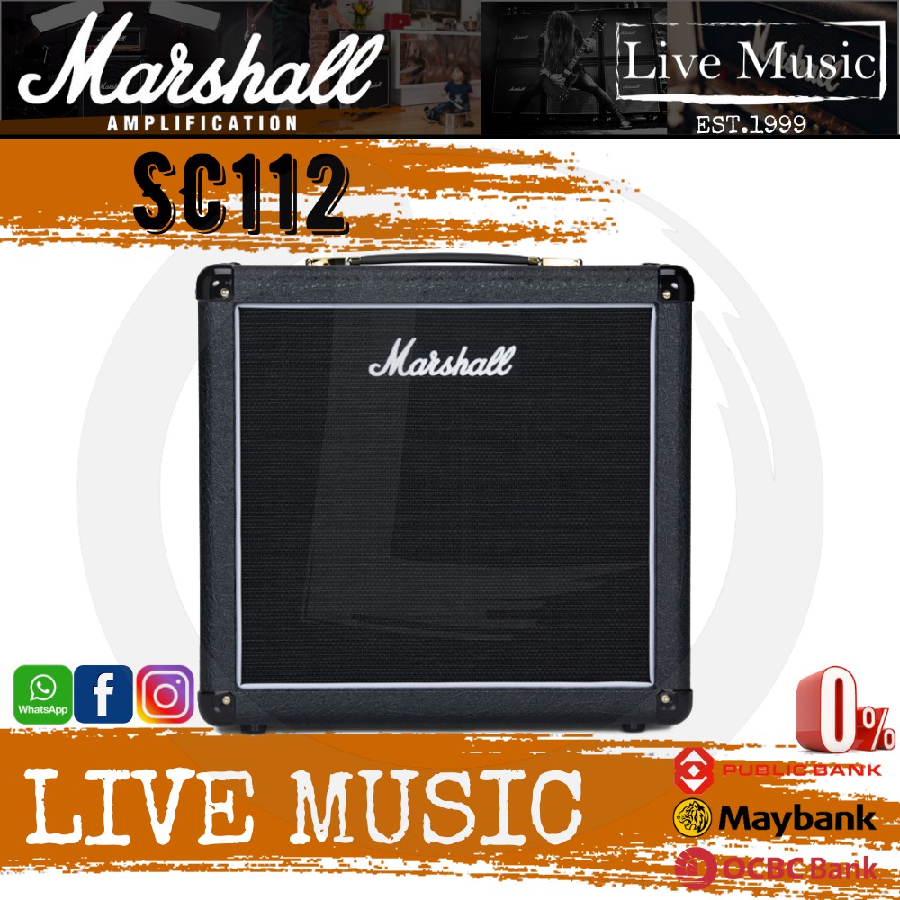 Marshall Studio Classic 1x12 Extension Speaker Cabinet (SC112) | Shopee  Malaysia