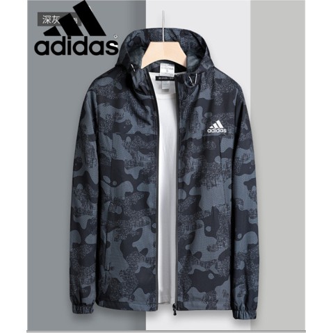 adidas black camo jacket