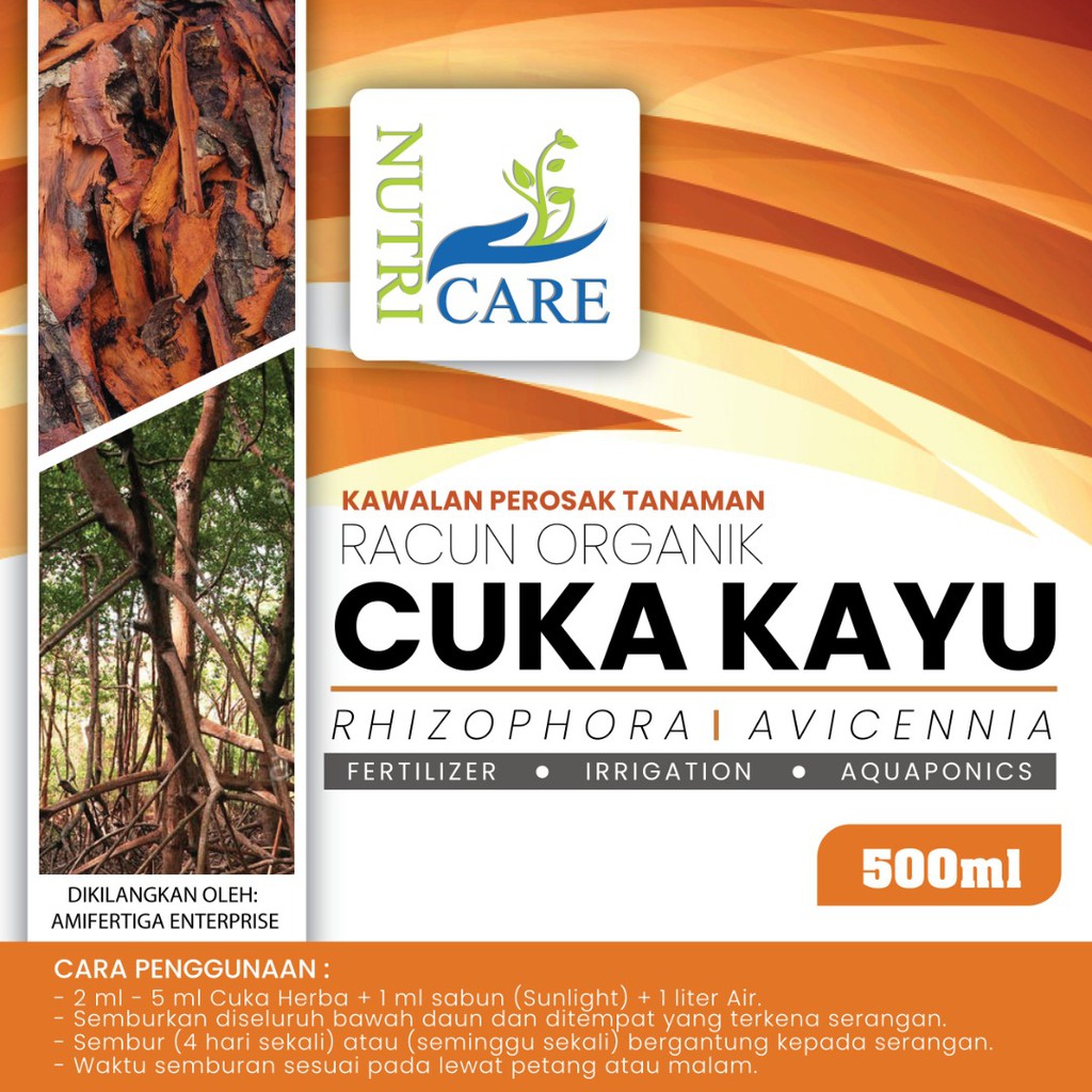 500ml Kawalan Serangga Perosak Organik Cuka Kayu/Herba ...