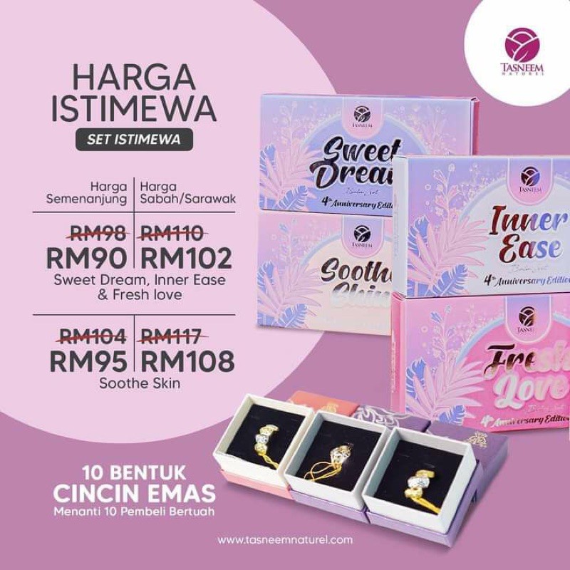 4th Anniversary Box Promo !! (Baby balms