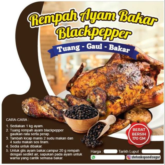 Ayam perap black pepper