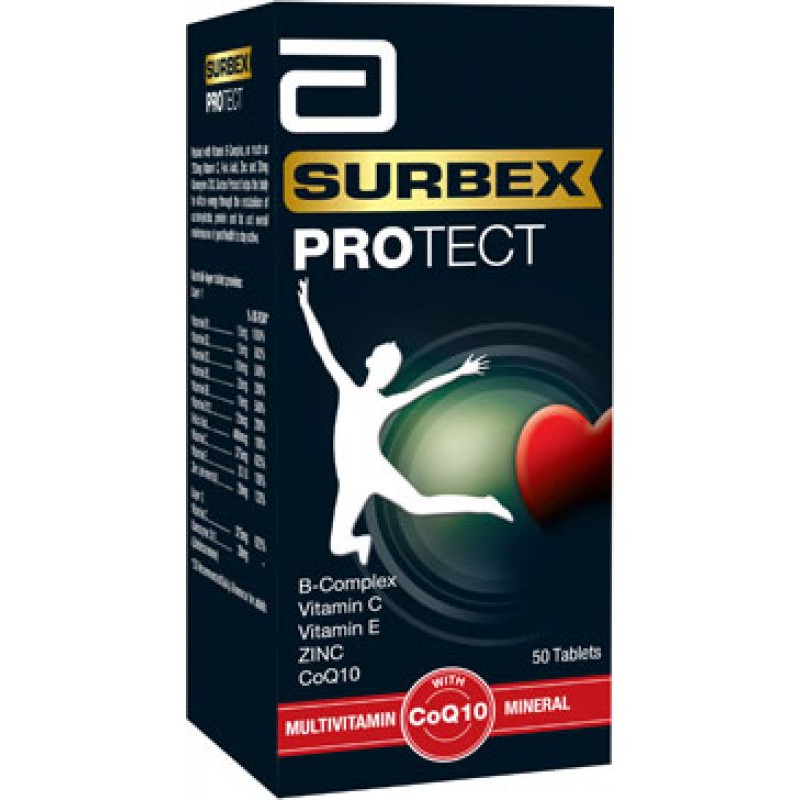 Abbott Surbex Protect CoQ10 50 tablets (Exp:Oct 2023) | Shopee Malaysia