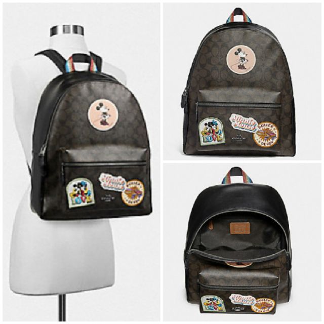 mickey mouse backpack coach