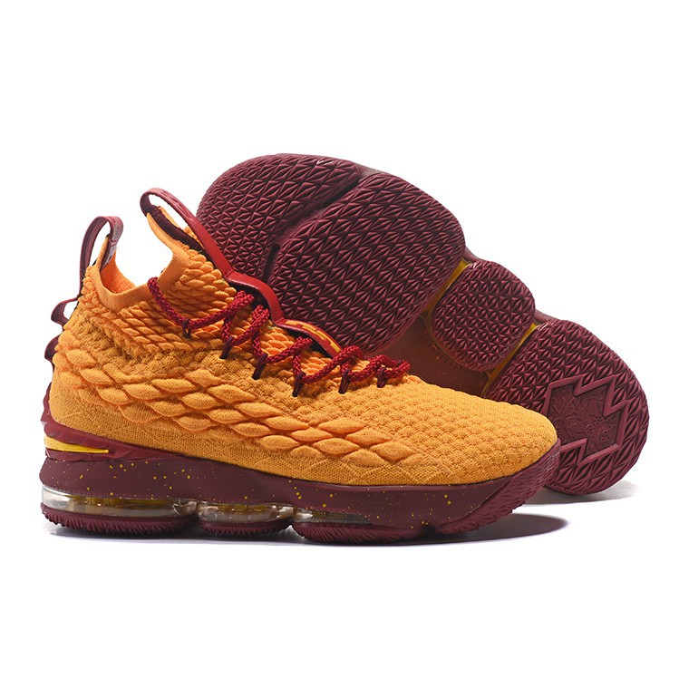 lebron 15 red and yellow