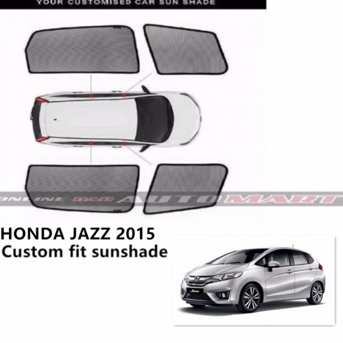 Custom Fit OEM Sunshades/ Sun shades for Honda Jazz YR 2015 4pcs