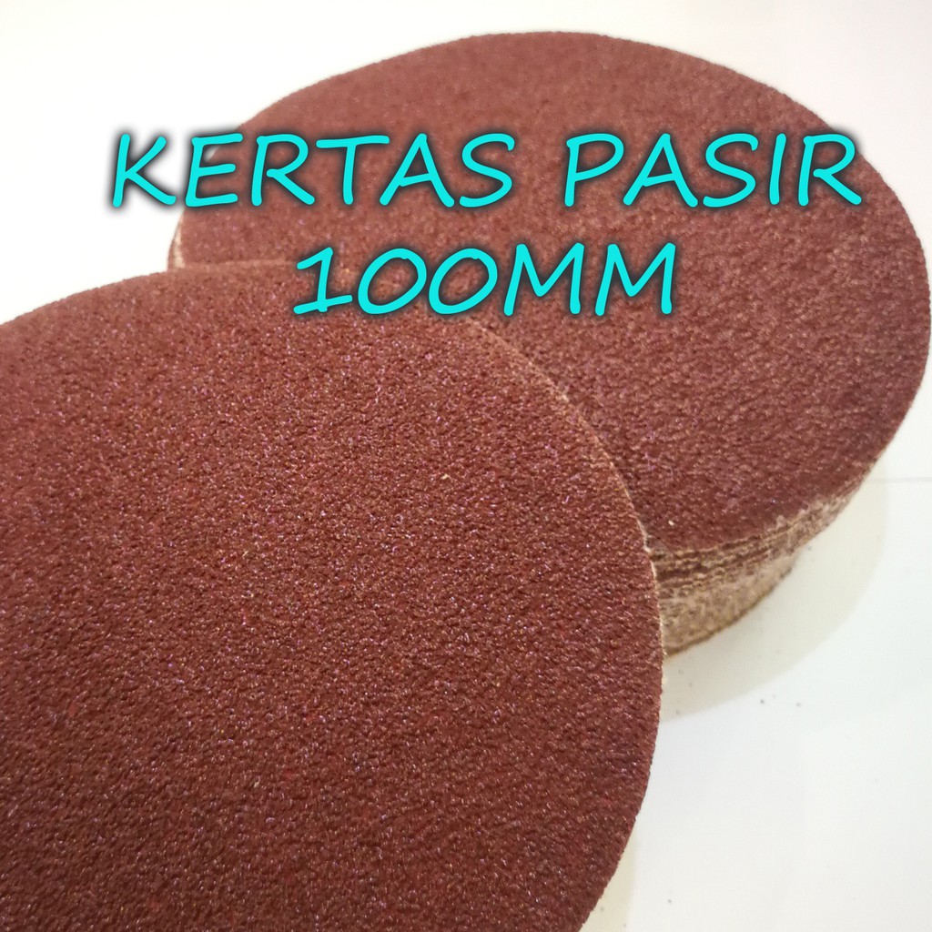 Rounded 100mm Red Abrasive Sand Mesh Grip Sanding Velcro Disc Abrasive