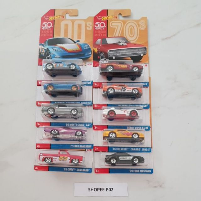 target hot wheels 50th anniversary