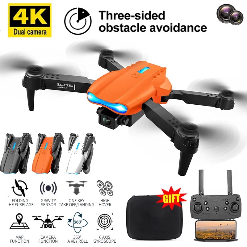 Fast DeliveryK3 Pro Dual Camera Drone GPS WIFI FPV Video drone With camera Wide Angle RC Toys Quadcopter foldable