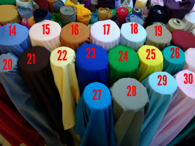 Tc Tetoron Cotton Fabric Kain Tc Tetoron Cotton Shopee Malaysia