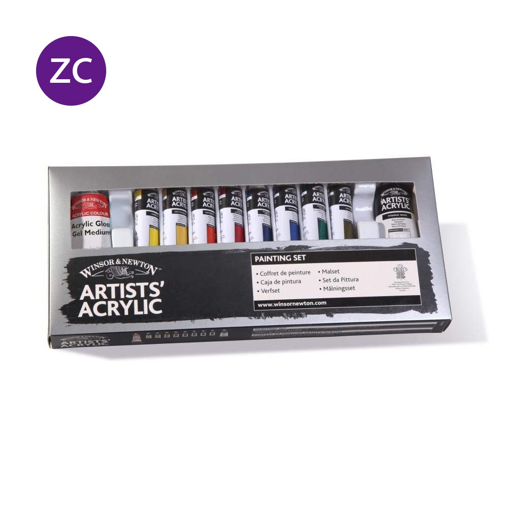 Winsor Newton Professional Acrylic Painting Set | Shopee Malaysia