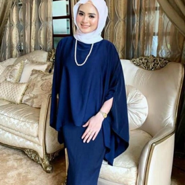 Kurung Raya Batwing Kaftan Shopee Malaysia