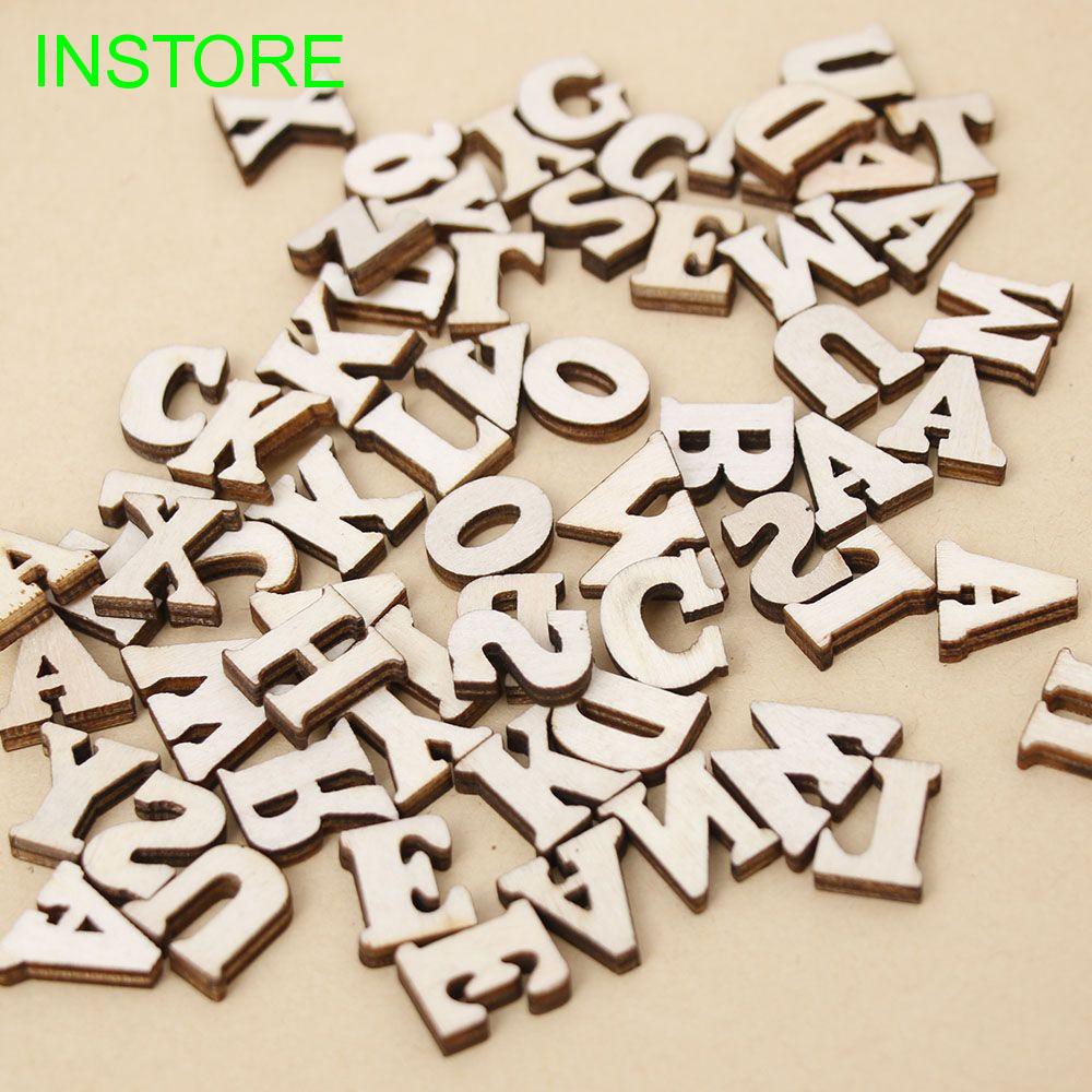 Craft Scrapbooking Home Decor Flatback Number Wood Letter Shopee