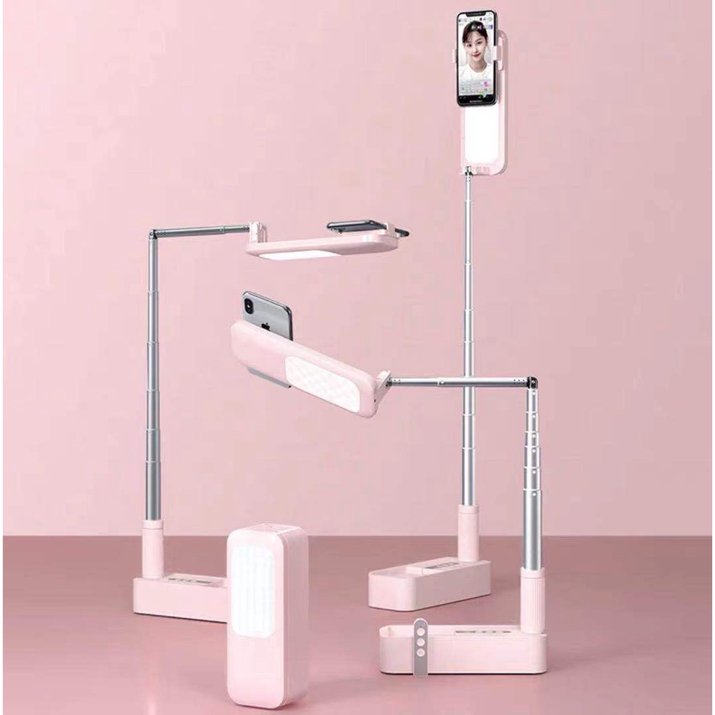 Multifunctional Phone Stand Holder, Foldable Mobile Phone Photography Stand For Video Recording, Live Broadcasting
