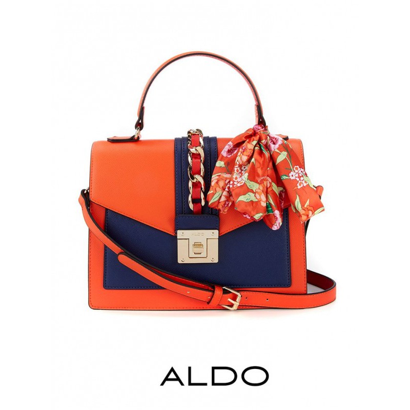 aldo blue and red bag