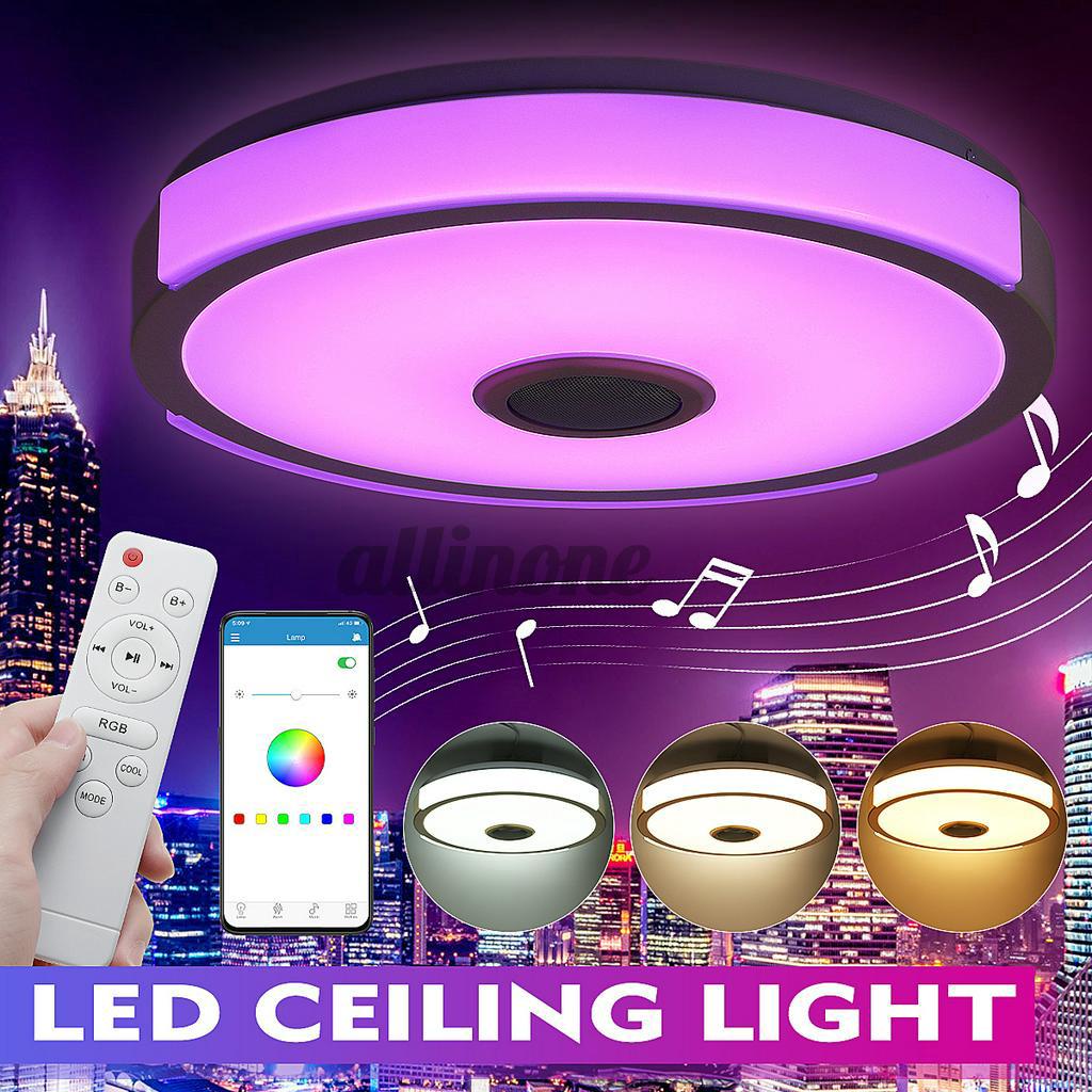 In Stock 36W 108LED Music Ceiling Lamp RGB APP + Remote Control Bedroom
