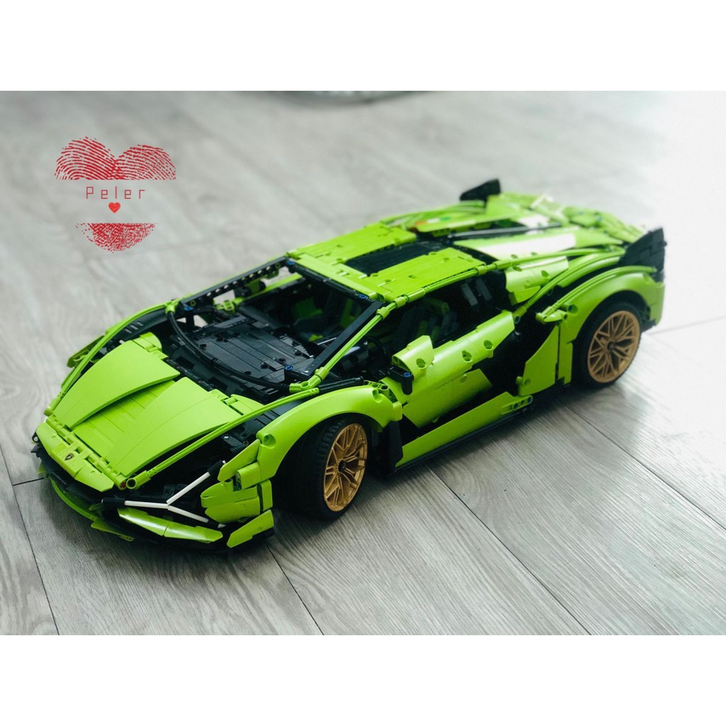 Lamborghini Sian Building Block Technic Racing Model 3696 Pcs | Shopee ...