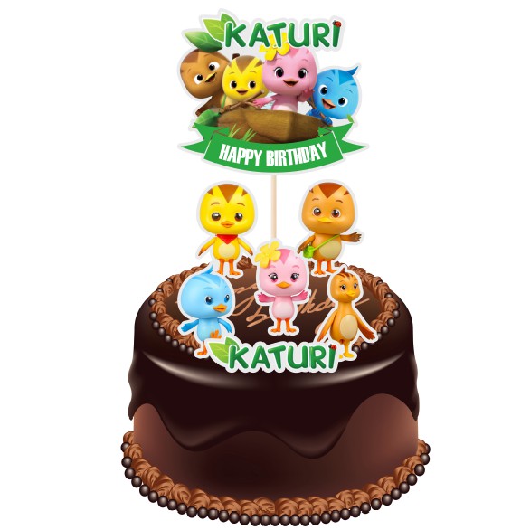 KATURI cake Topper for cake decoration LAMINATED Shopee Malaysia