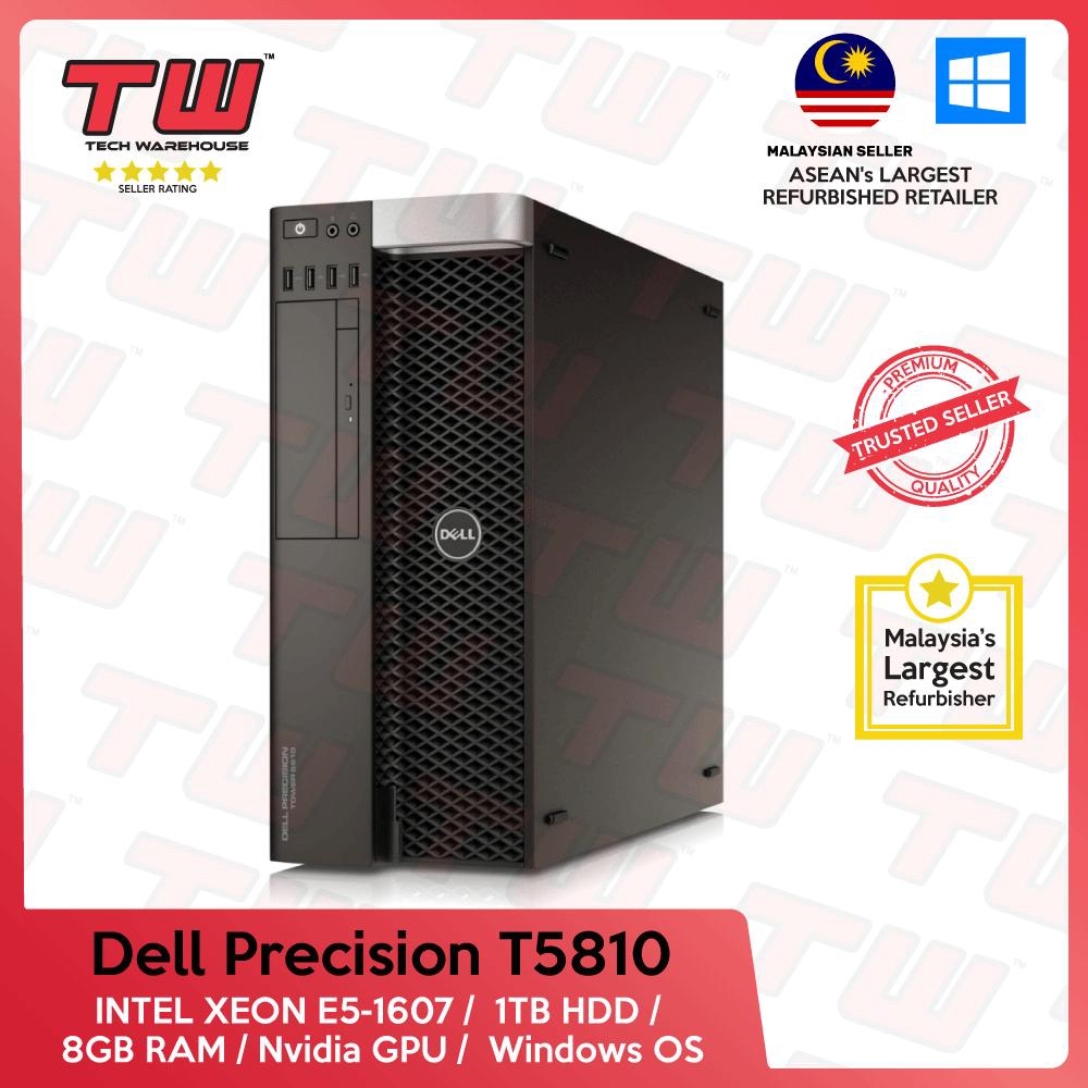 Dell Precision T5810 Intel Xeon E5 1607 8gb Ram 1tb Hdd Factory Refurbished Shopee Malaysia