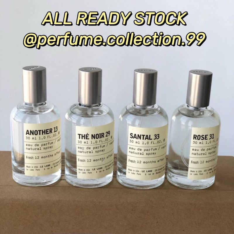 LE LABO DISCOVERY SET 4X30ML SET perfume ori reject Shopee Malaysia