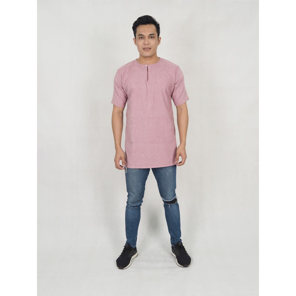 Muslim Men Fashion Moden Short sleeve Linen Kurta Lelaki Muslim Men Fashion Moden Short sleeve Linen Kurta Lelaki