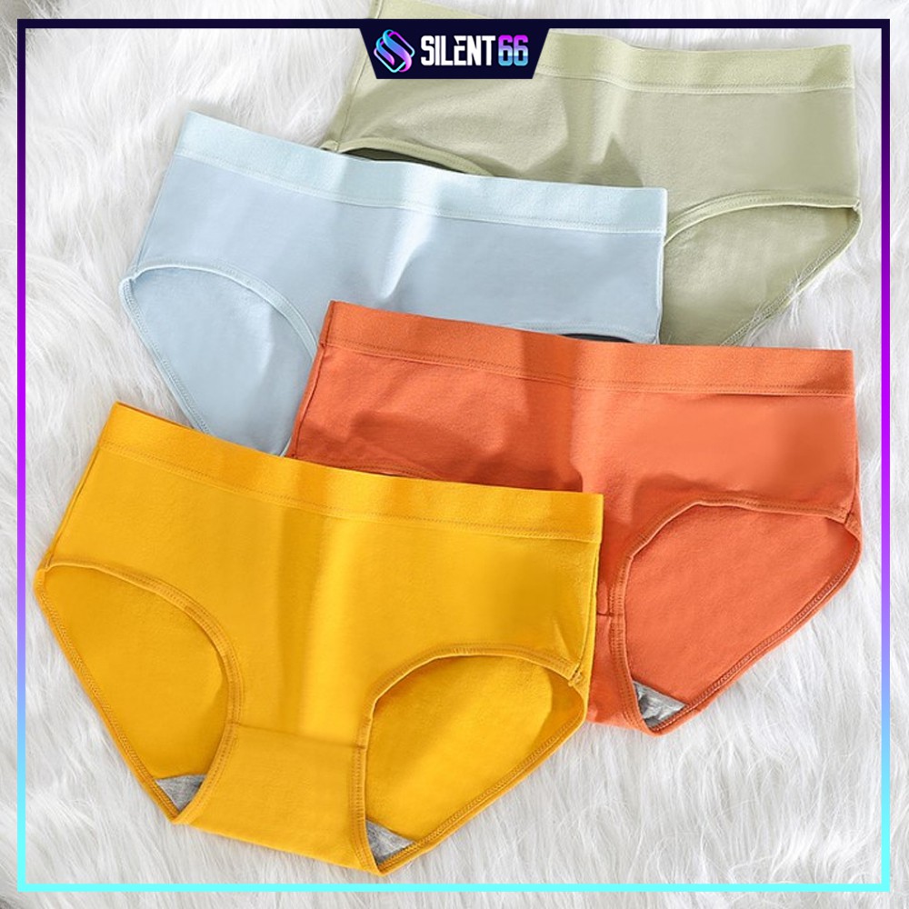 READY STOCK Women Underwear Panties Cotton Breathable Sexy Panty Simple Female Briefs Intimate - MICHELLE