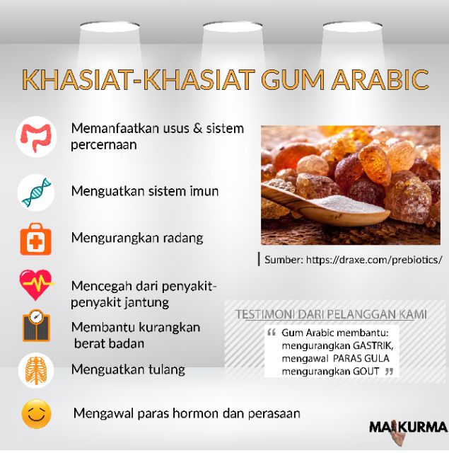 Gum Arabic Powder Al Manna Shopee Malaysia