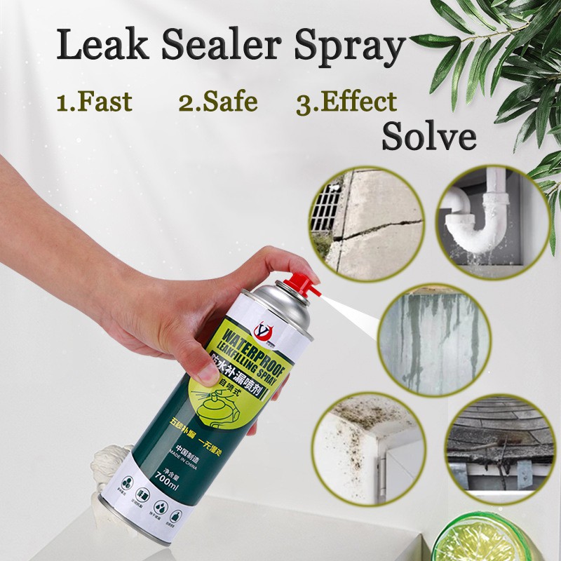 700ml Waterproof Leak Seal Repair Spray Cracks Repair Leaking Sealer