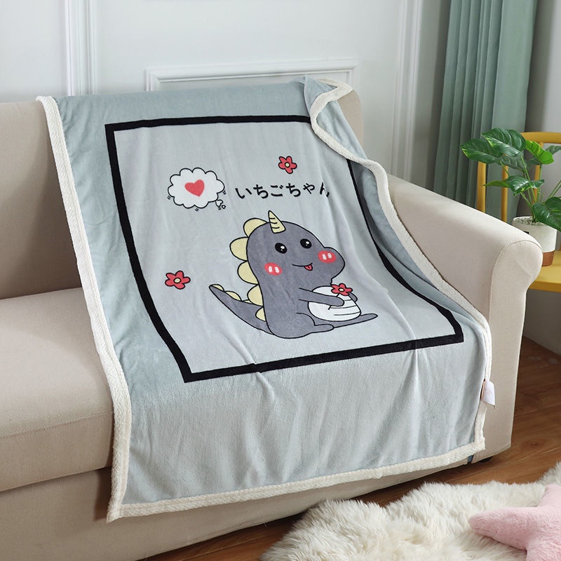 Cartoon Painting Summer Blankets A0gt Gift Shopee Malaysia