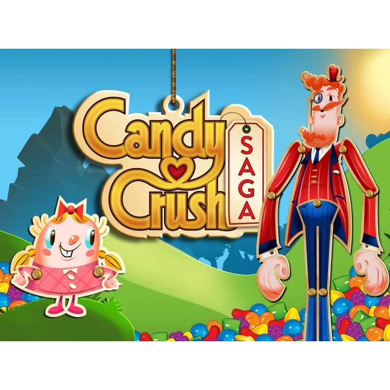 CANDY CRUSH SAGA GOLD BARS GAMES TOPUP 501002505001000 Shopee