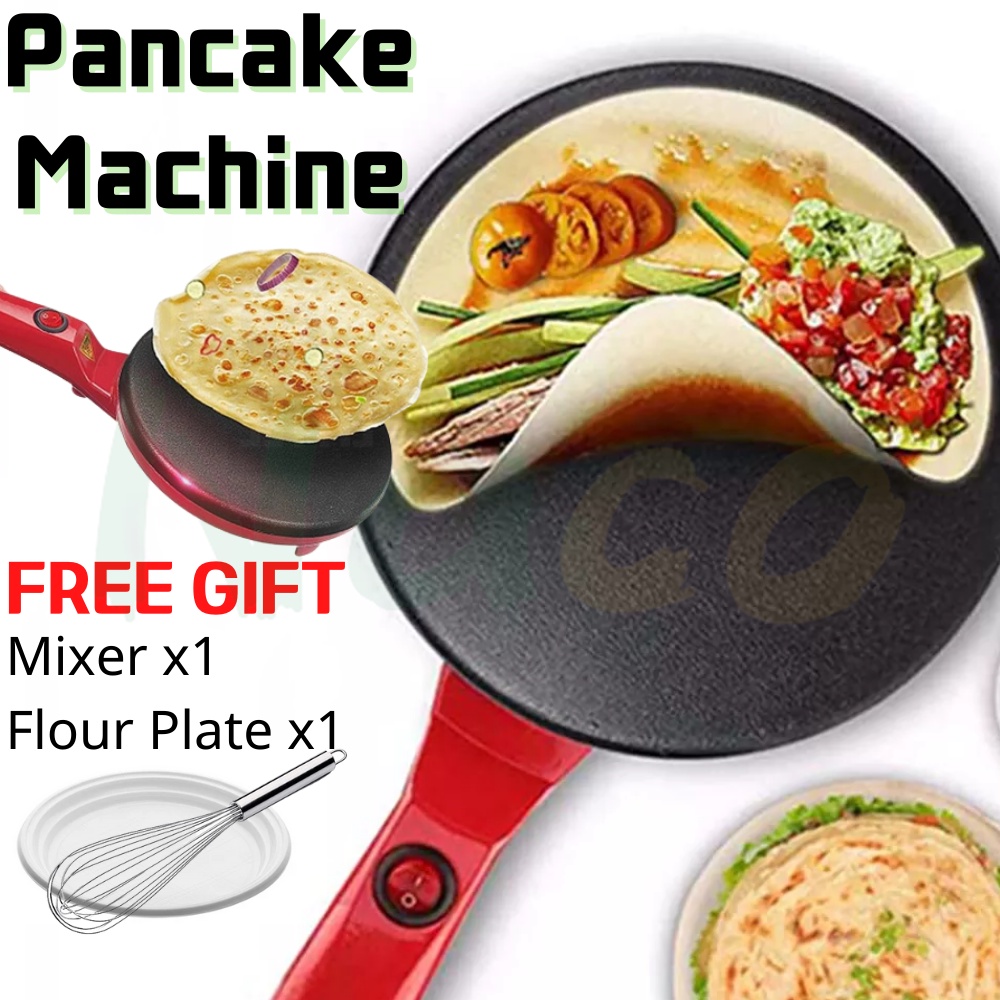 Electric Crepe Maker Pancake Machine Pizza Maker Non-Stick Griddle Baking PanCake Maker Kitchen Cooking Tools