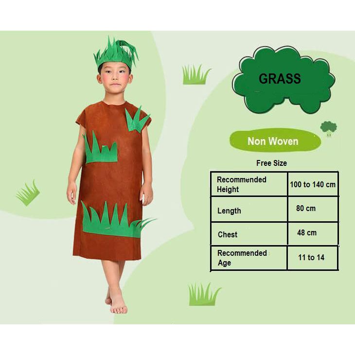 Halloween Grass Costume For Kids