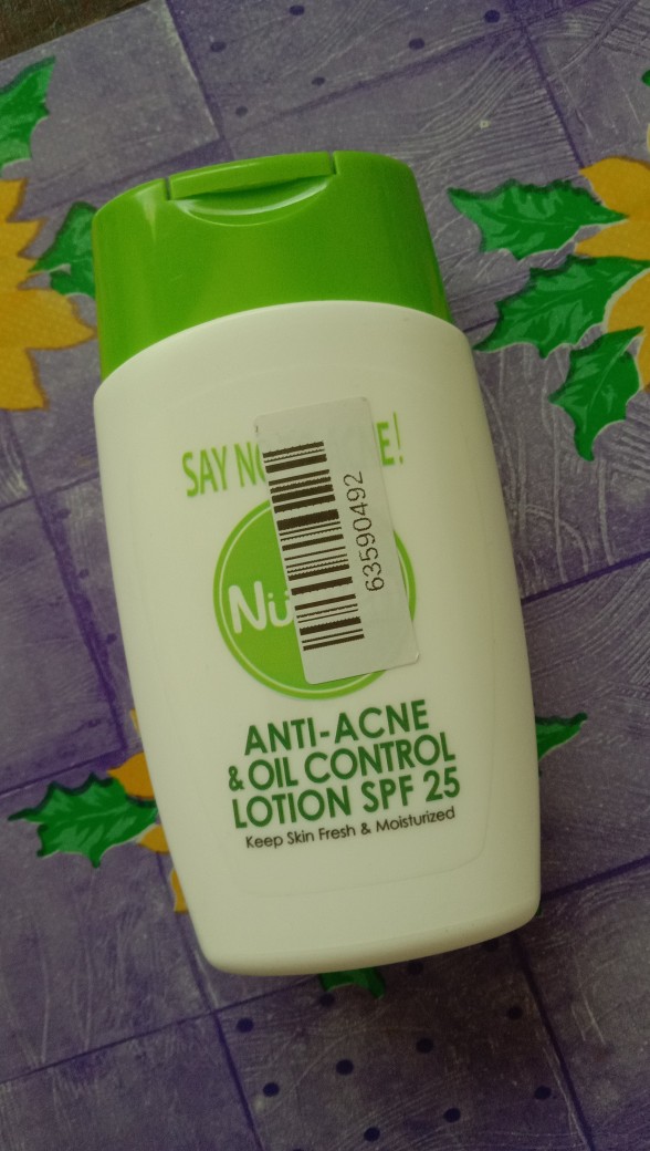 nuteen anti acne and oil control lotion