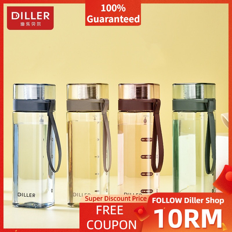 Water Bottle Botol  Air  Plastik Korean Style LeakProof Eco  