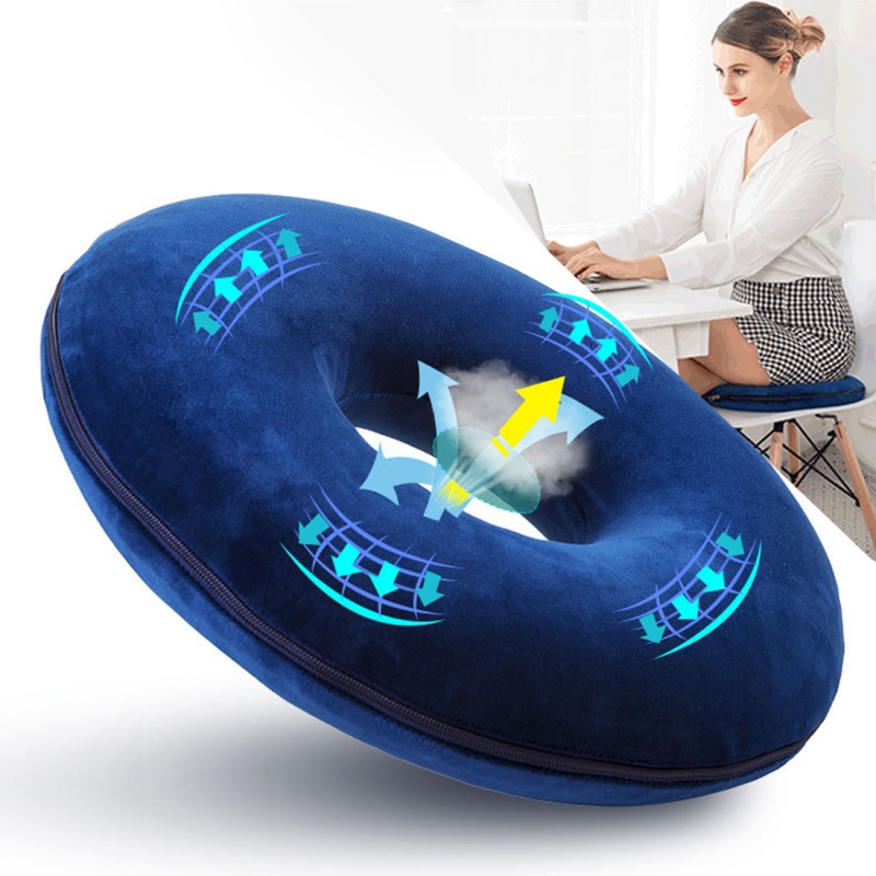 Round Doughnut Hemorrhoids Seat Cushions for Wheelchair Office Car